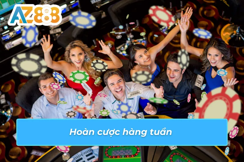 Giới Thiệu AZ888 - Sân Chơi Cá Cược Uy Tín Hàng Đầu Việt Nam 4 Hoàn cược hàng tuần