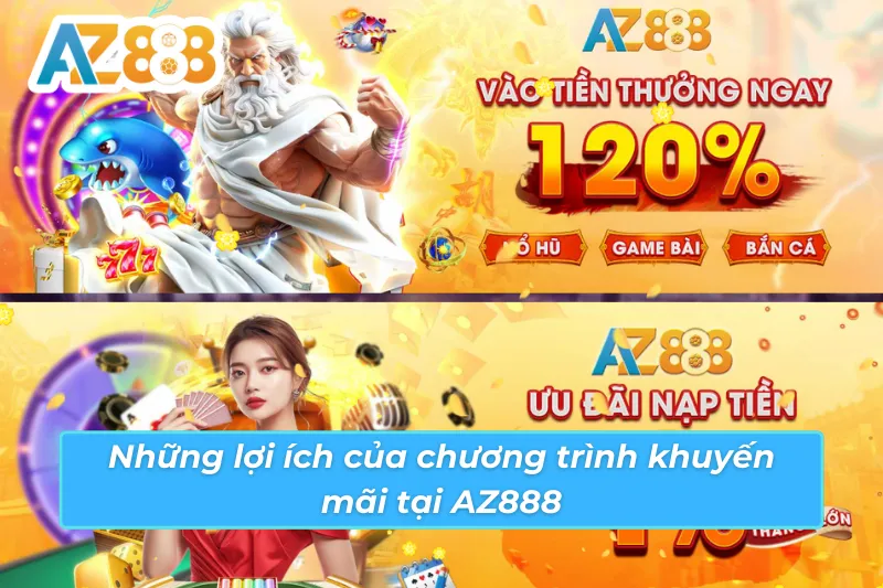 Khuyến Mãi AZ888 - Cơ Hội Vàng Dành Cho Người Chơi 2 Những lợi ích của chương trình khuyến mãi tại AZ888