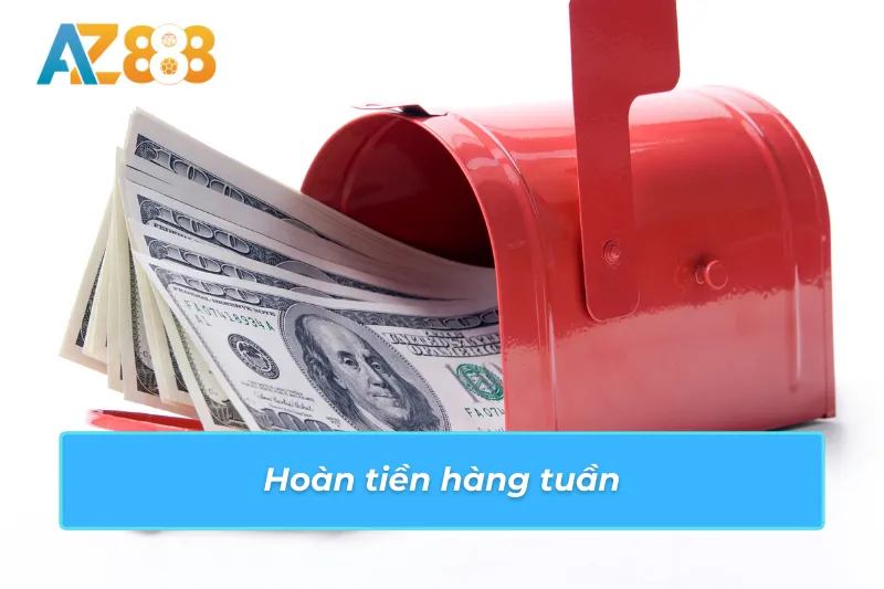 Khuyến Mãi AZ888 - Cơ Hội Vàng Dành Cho Người Chơi 4 Hoàn tiền hàng tuần