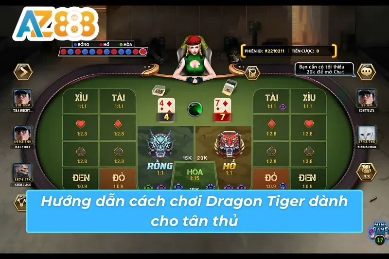 Cách chơi Rồng Hổ AZ888 chi tiết dành cho tân thủ